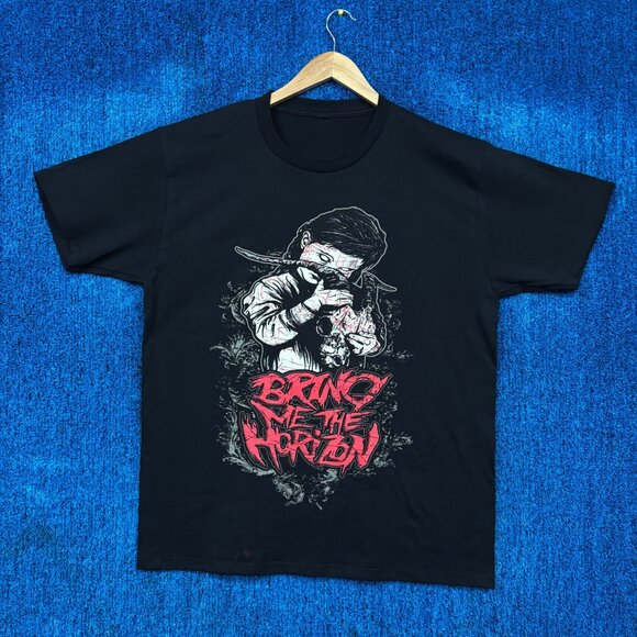 Bring Me the Horizon “Post Human” Nex Gen Rock Band Graphic T-Shirt Size Large - Picture 1 of 5